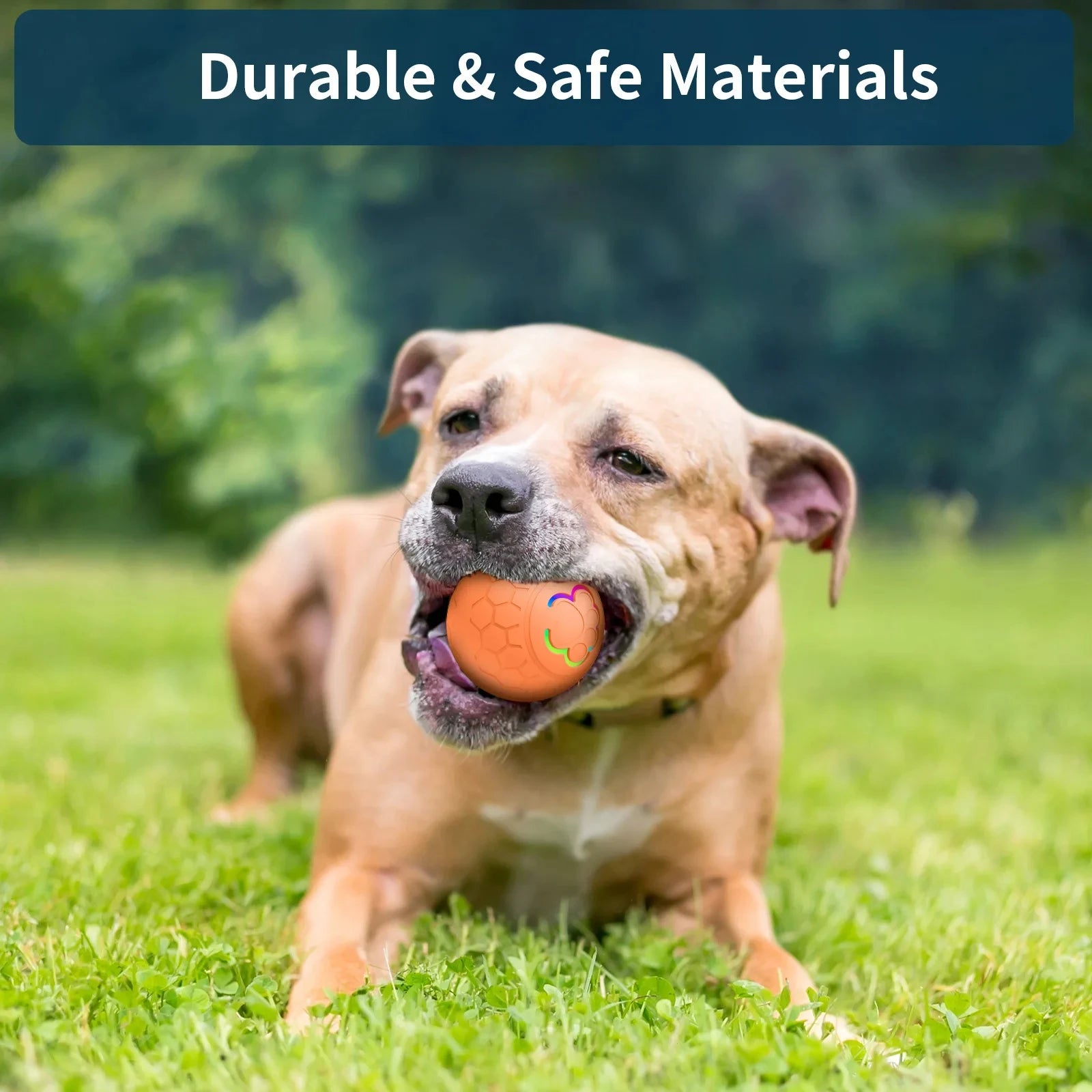 Smart Electronic Dog Toy Ball – USB Rechargeable, Bouncing & Rolling with RGB Lights
