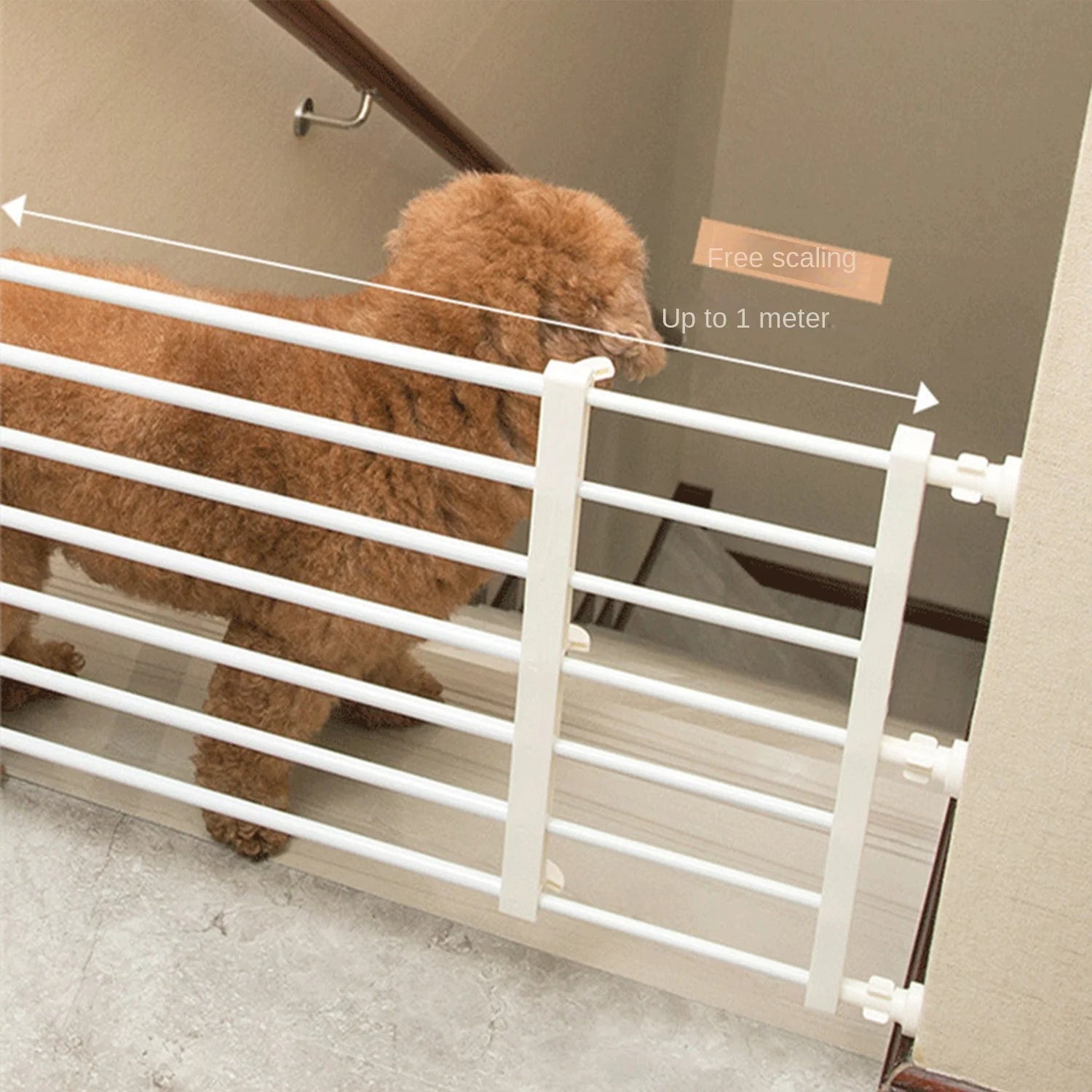 Pet Fence Barrier Gate – Indoor Safety Mesh for Small & Medium Dogs and Cats