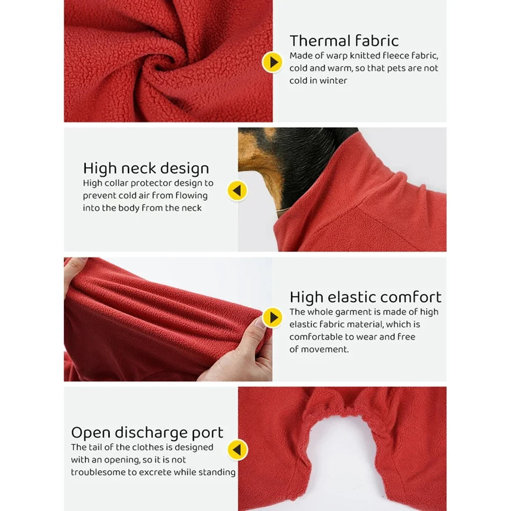 Tight-Fit Pet Pajamas – 4-Legged Anxiety-Relief Romper for Cats & Dogs