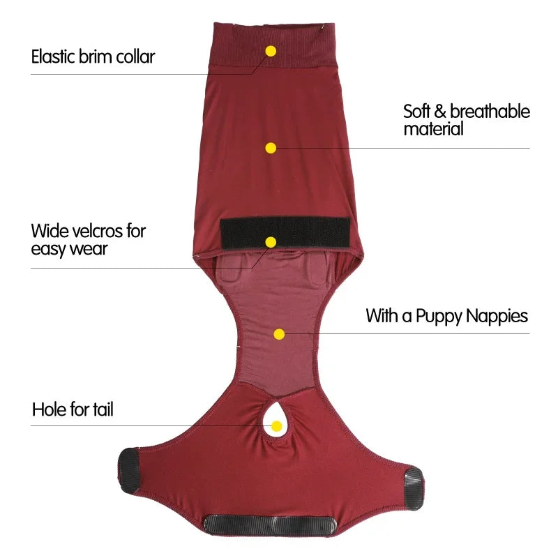 Pet Recovery Suit – Post-Surgery Shirt for Dogs & Cats