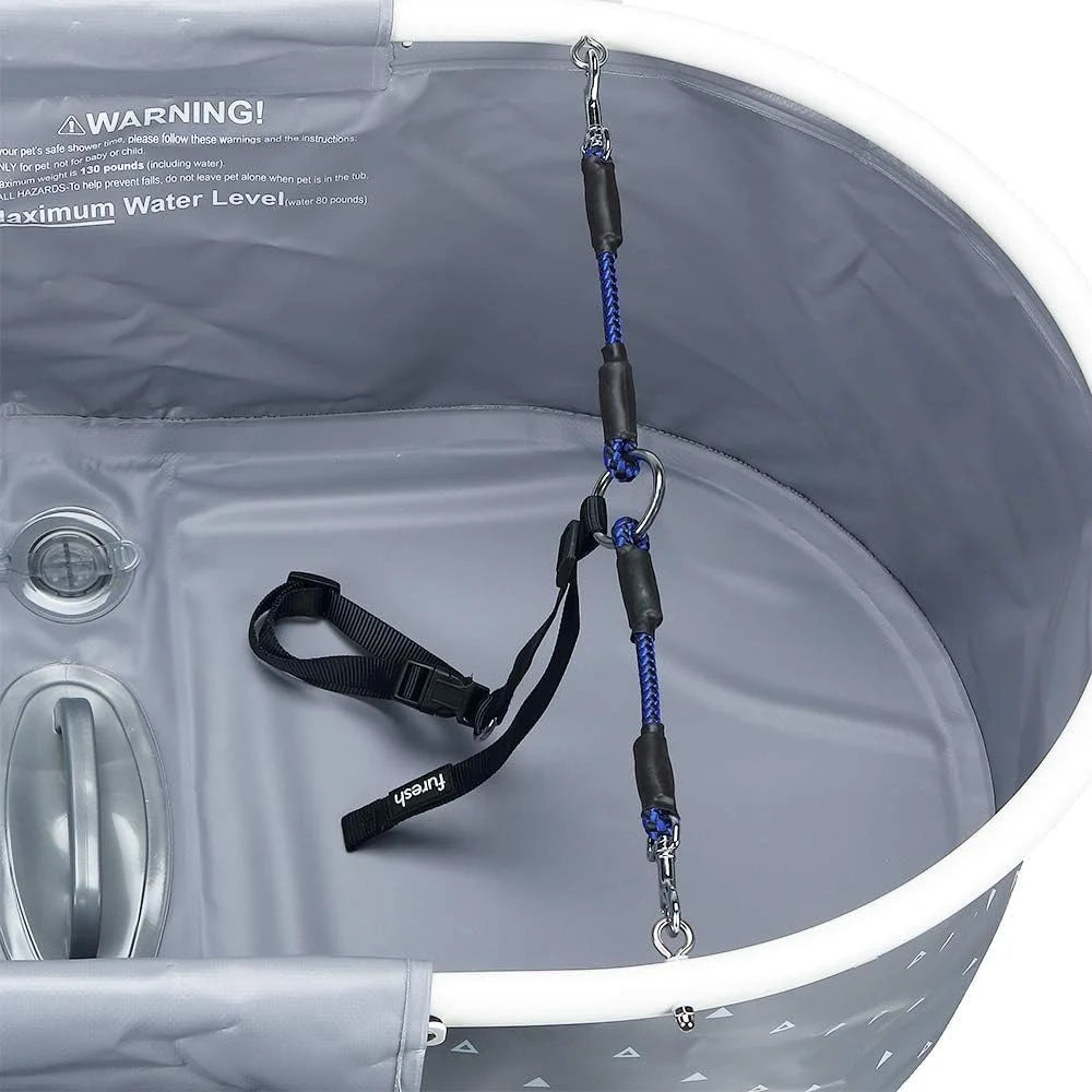 Portable Elevated Dog Bath Tub – Foldable Grooming & Shower Station for Small/Medium Pets