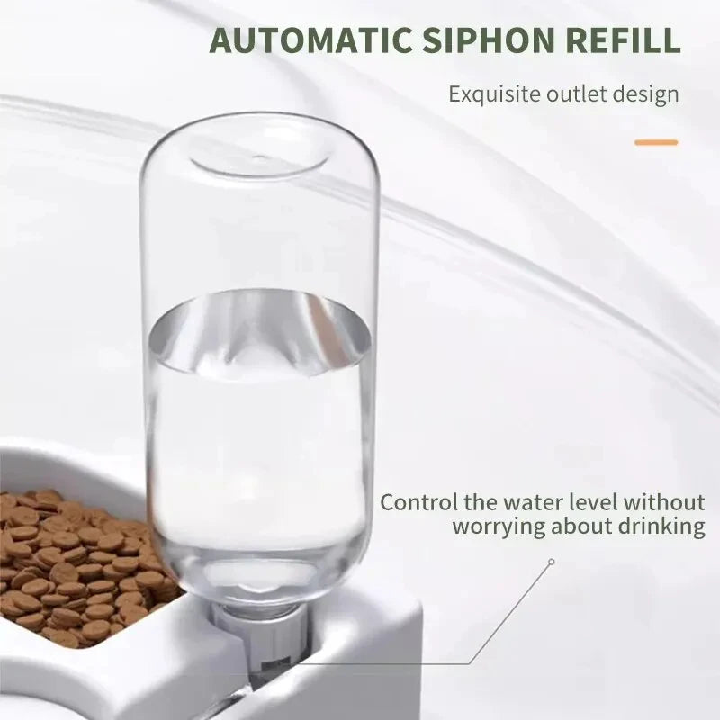 Automatic Dual-Use Pet Bowl – Moisture-Proof Water and Food Feeder for Cats & Dogs
