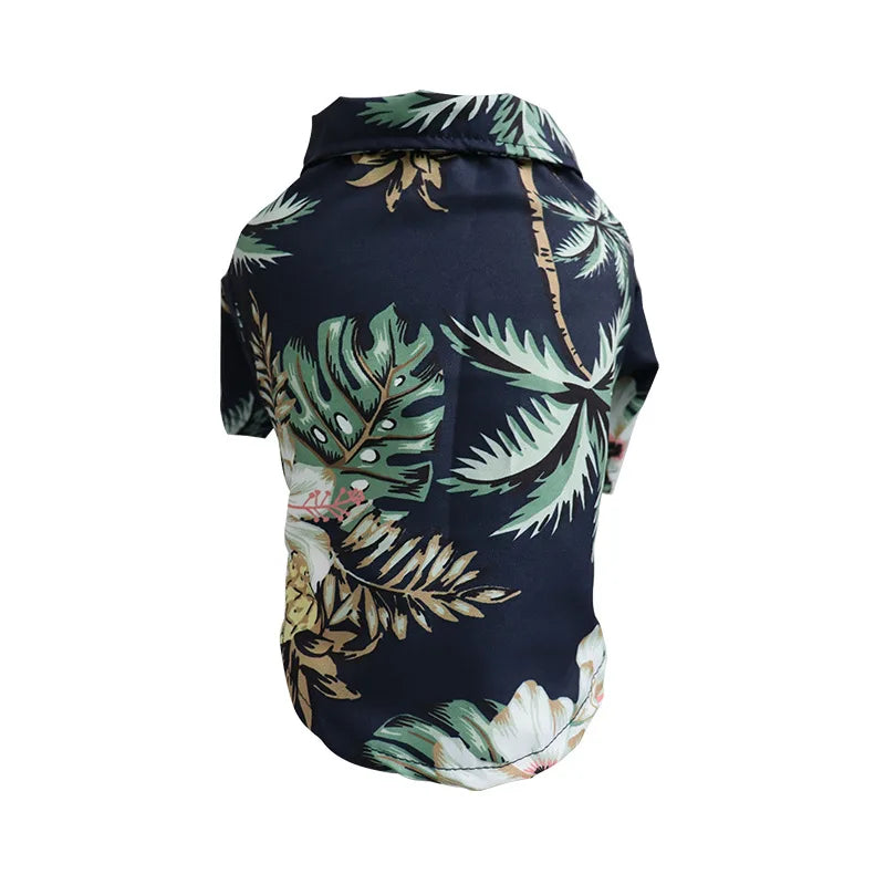 Hawaiian Style Dog Shirt – Tropical T-Shirt Vest for Small & Medium Dogs