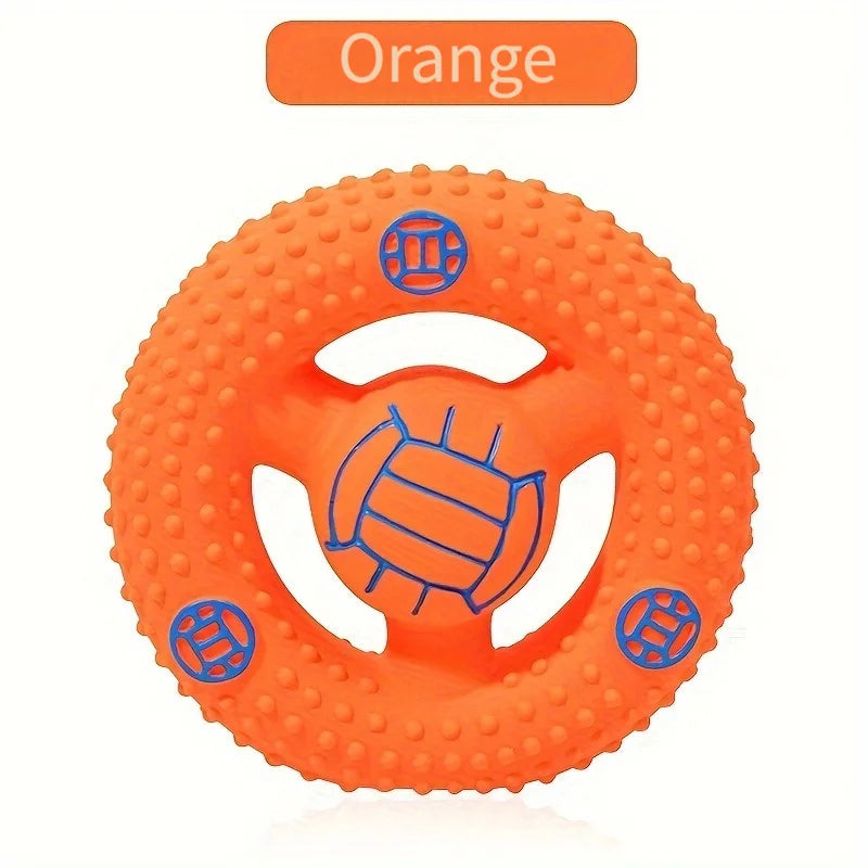 Dog Plush Toy – Football & Basketball Design Squeaky Chew Toy, Interactive Teeth Cleaning Plush for Dogs