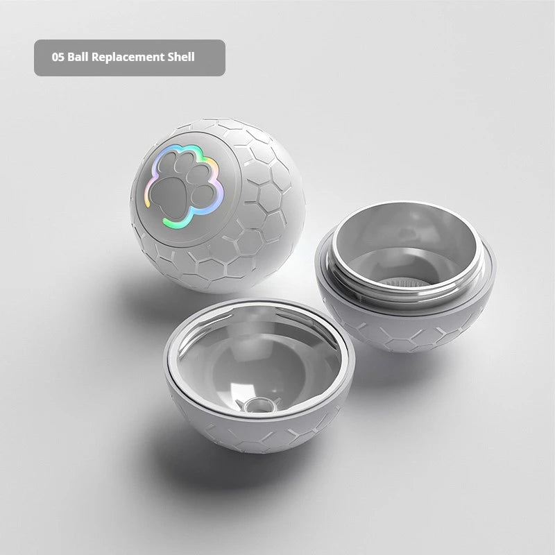 Smart Electronic Interactive Pet Toy Ball – USB Rechargeable Automatic Bouncing & Rolling Ball with RGB Lights for Dogs & Cats