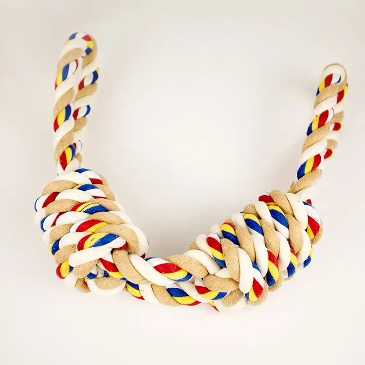 Bite-Resistant Rope Knot Toy – Durable Chew Toy for Medium & Large Dogs
