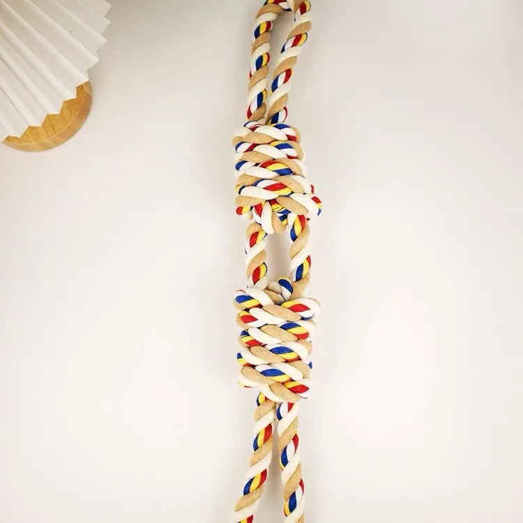 Bite-Resistant Rope Knot Toy – Durable Chew Toy for Medium & Large Dogs