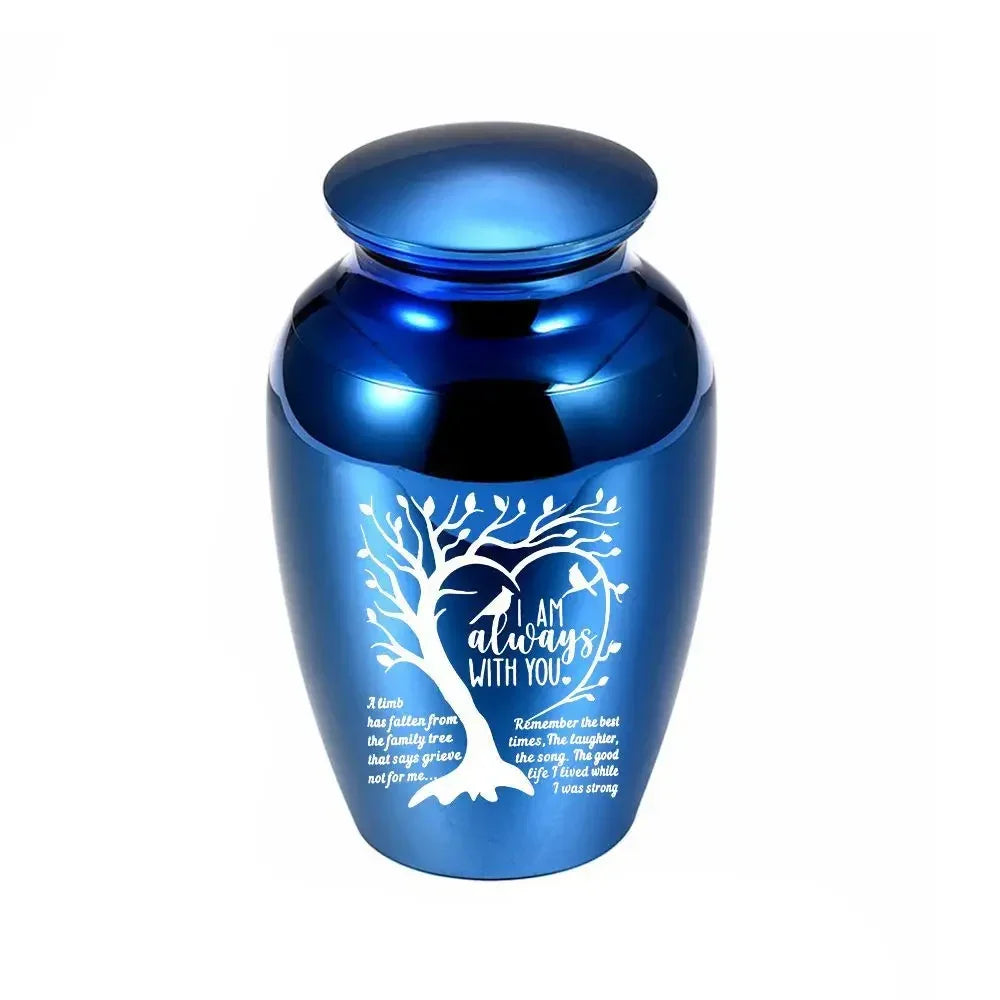 Tree of Life Pet Cremation Jar – Decorative Ashes Keepsake Box for Dogs, Cats & Small Pets