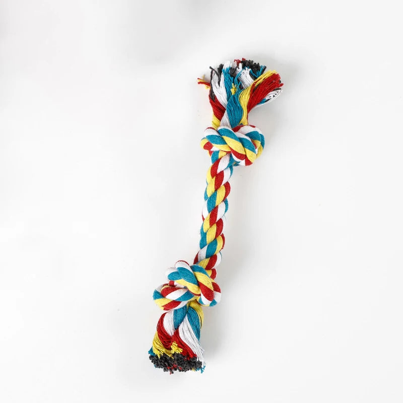 Dog Rope Chew Toy – Bite-Resistant Cotton Knot for Small Dogs & Puppies, Teeth Cleaning & Stress Relief