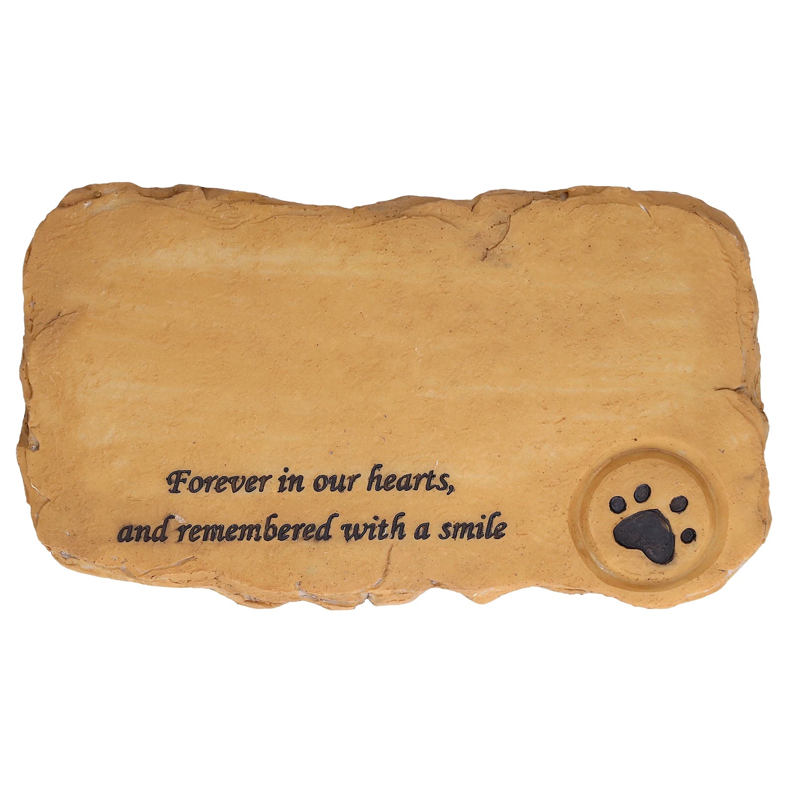 Weatherproof Resin Pet Memorial Garden Stone – Outdoor Gravestone for Dog or Cat