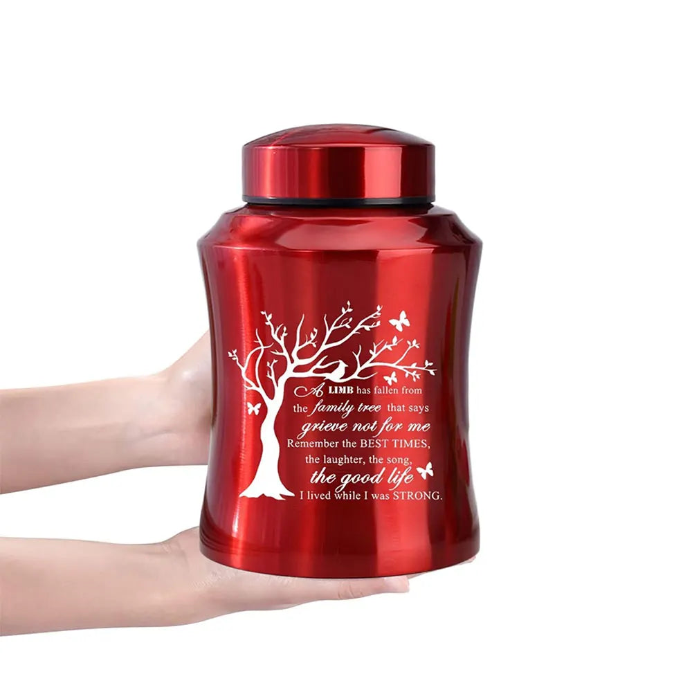 Tree of Life Pet Cremation Urn – Decorative Memorial Funeral Burial Urn for Dog & Cat Ashes, Pet Loss Remembrance Keepsake