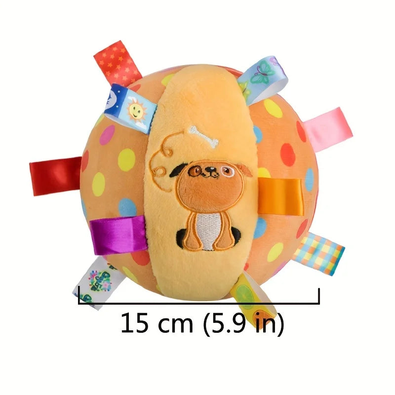 Interactive Ball Dog Toy – Aggressive Chewing, Training, Stress Relief, Bite-Resistant with Plush Handle