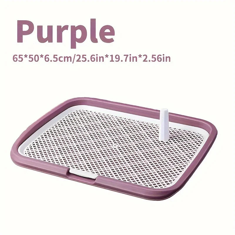 Dog Potty Training Toilet – Pee Pad Holder with Removable Grid Tray