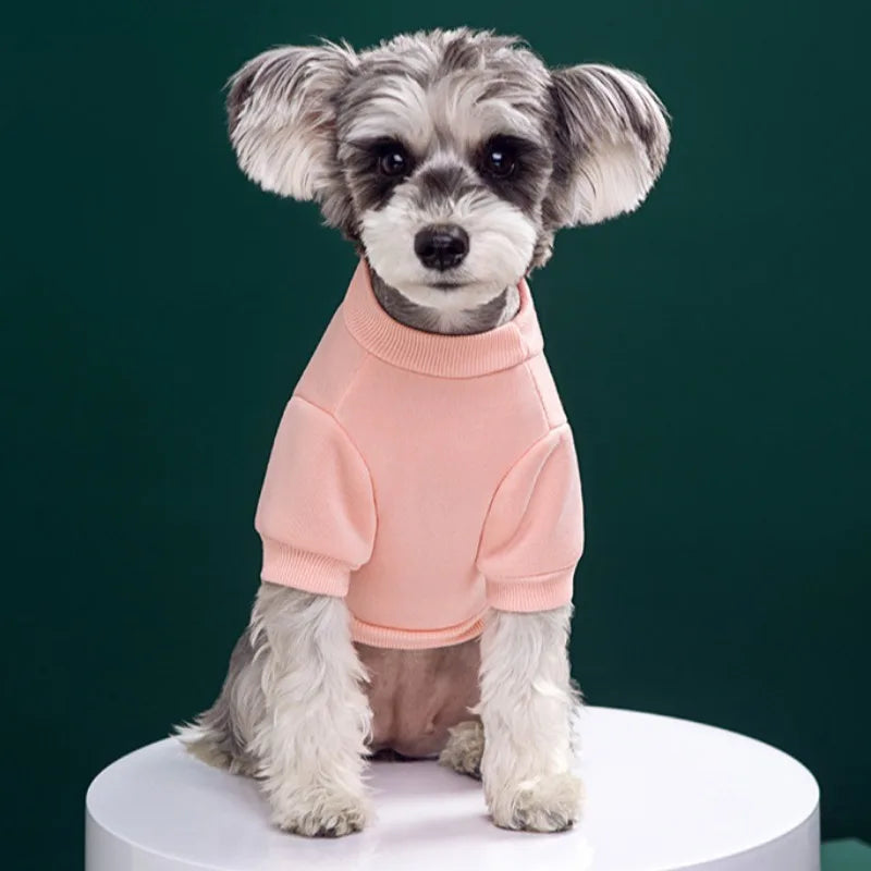 ๐ป Cute Bear Pattern Winter Dog Sweatshirt โ Cozy Pullover for Small & Medium Pets