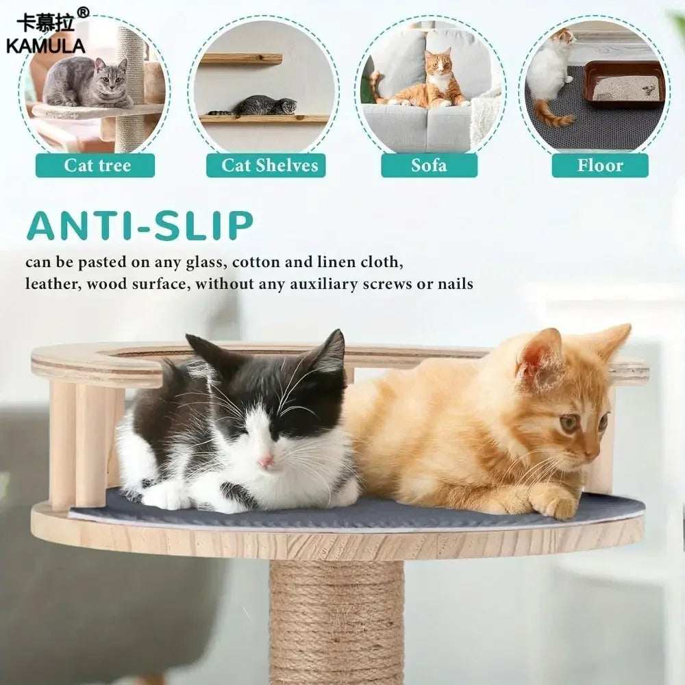 CSelf-Adhesive Cat Scratching Mat – Trimmable Furniture Protector for Sofa & Carpet Surfaces