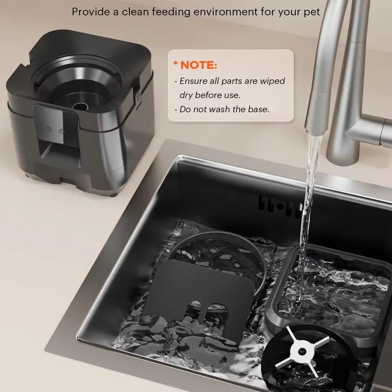 Smart Pet Feeder 2L Automatic WiFi Enabled Cat & Dog Food Dispenser – App Control Auto Feeding System