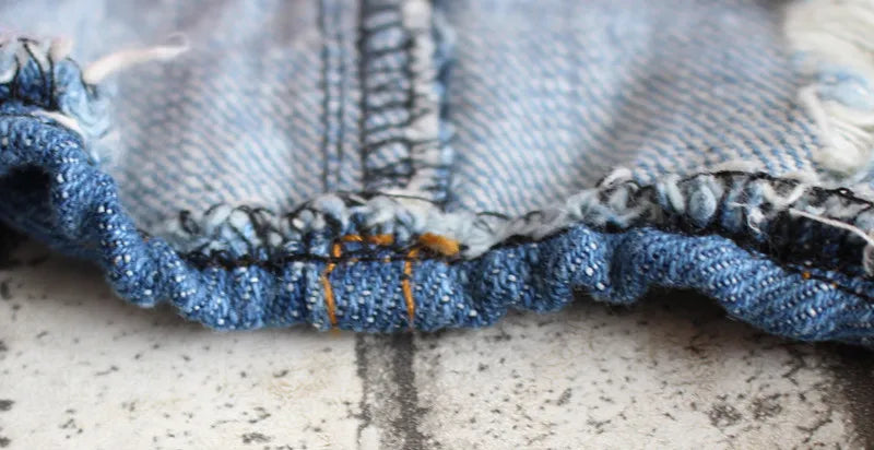 Pet Denim Jumpsuit – Dog Jeans Hoodie Jacket for Small & Medium Dogs, Vintage Blue Vest