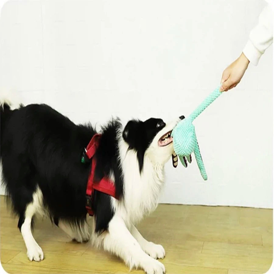 Plush Octopus Dog Toy – Interactive Squeaky Companion Toy for Small & Large Dogs, Anti-Demolition Chew & Boredom Relief