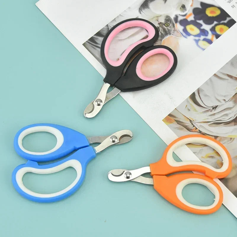 Stainless Steel Pet Nail Clipper – Grooming Scissor for Cats & Dogs