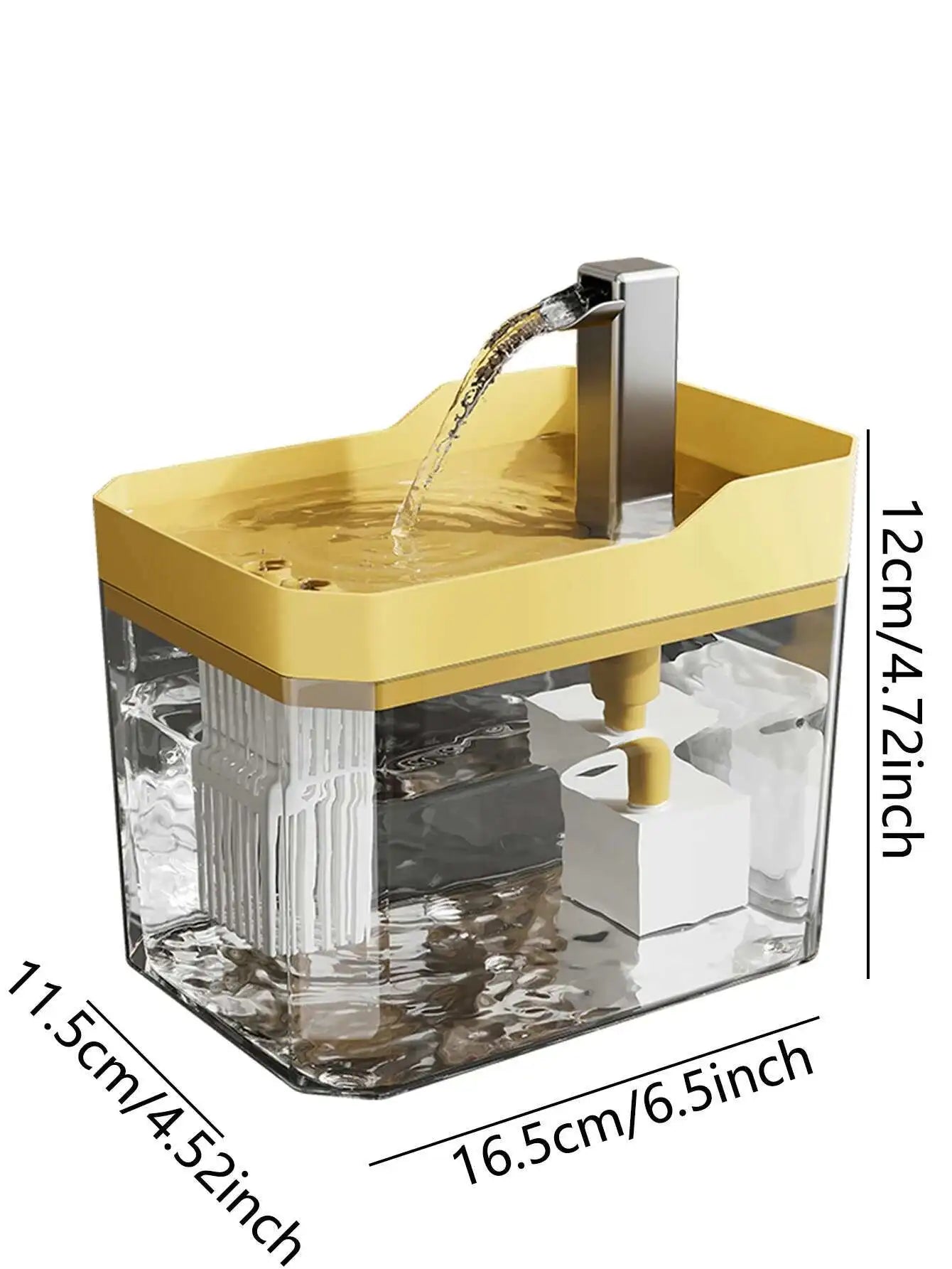 Cat Automatic Water Dispenser – Silent Drinking Fountain with Circulating Pump & Filter, Removable Bowl
