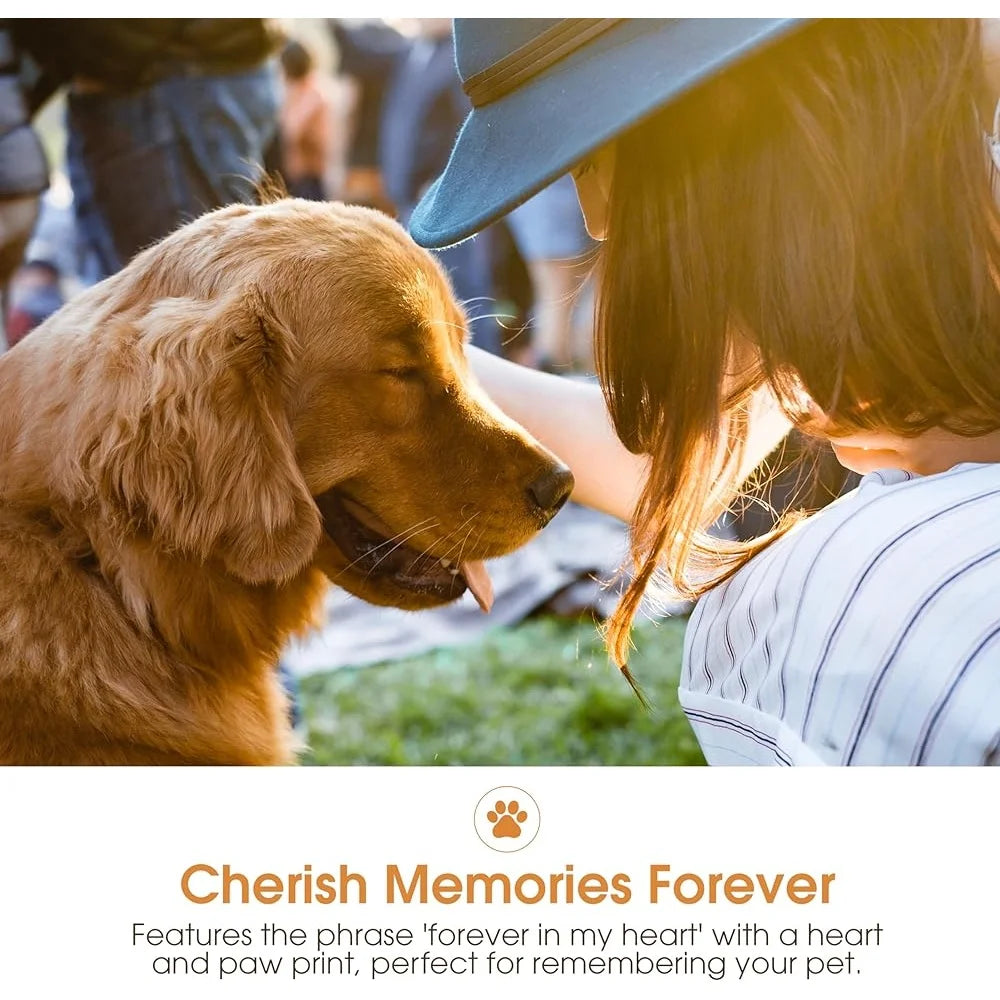 Pet Memorial Picture Frame – Sympathy Keepsake for Dog & Cat Loss, Tabletop or Wall Mount Remembrance Décor