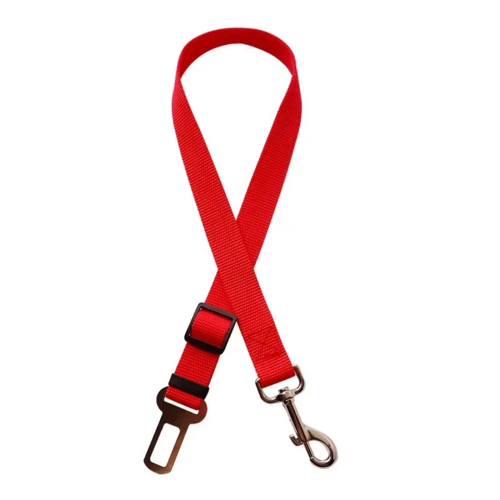 Dog Car Seat Belt – Adjustable Safety Harness Clip for Dogs & Cats