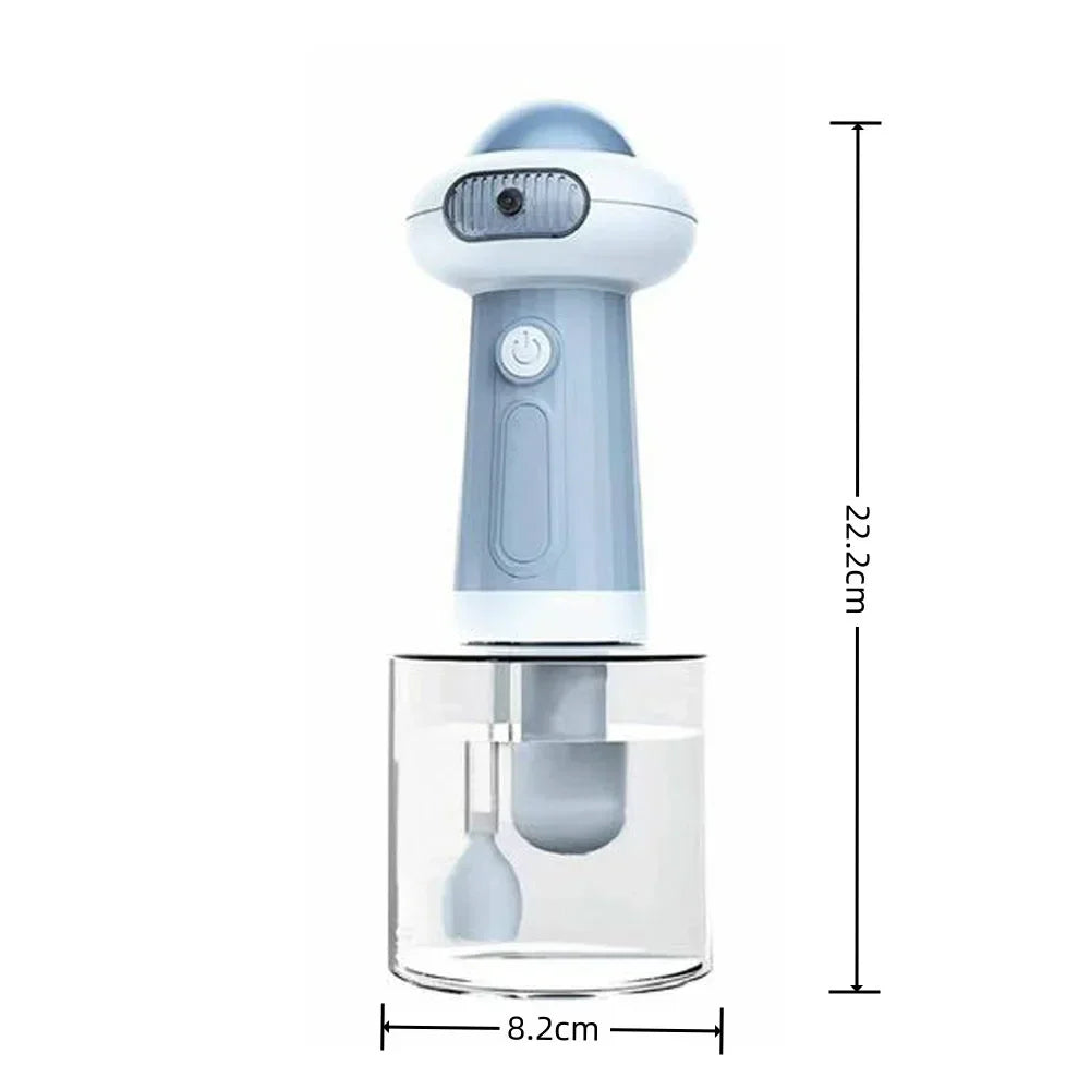Automatic Dog Soap Dispenser – Wireless USB Grooming Frother, Quiet Pet Bath Shampoo Foam Sprayer for Dogs & Cats