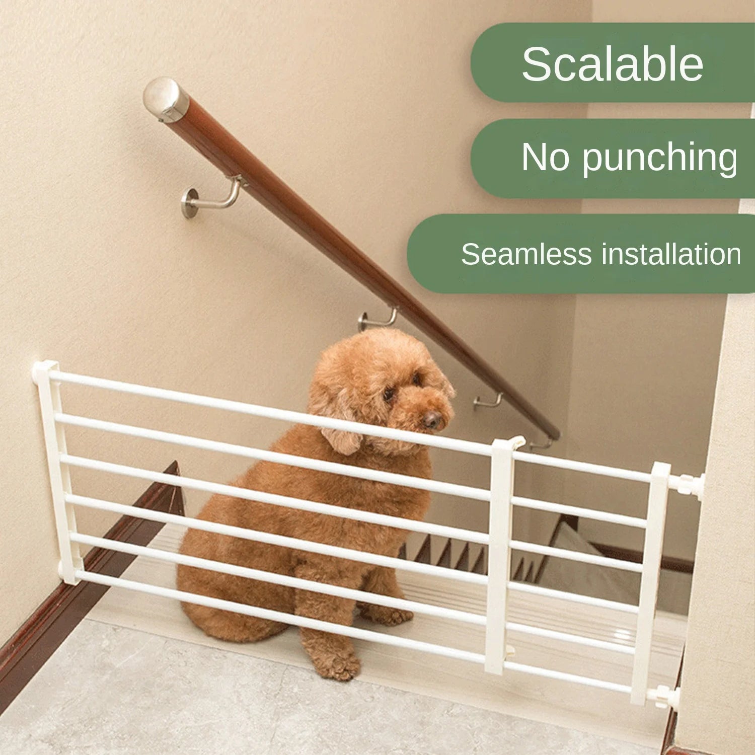 Pet Fence Barrier Gate – Indoor Safety Mesh for Small & Medium Dogs and Cats