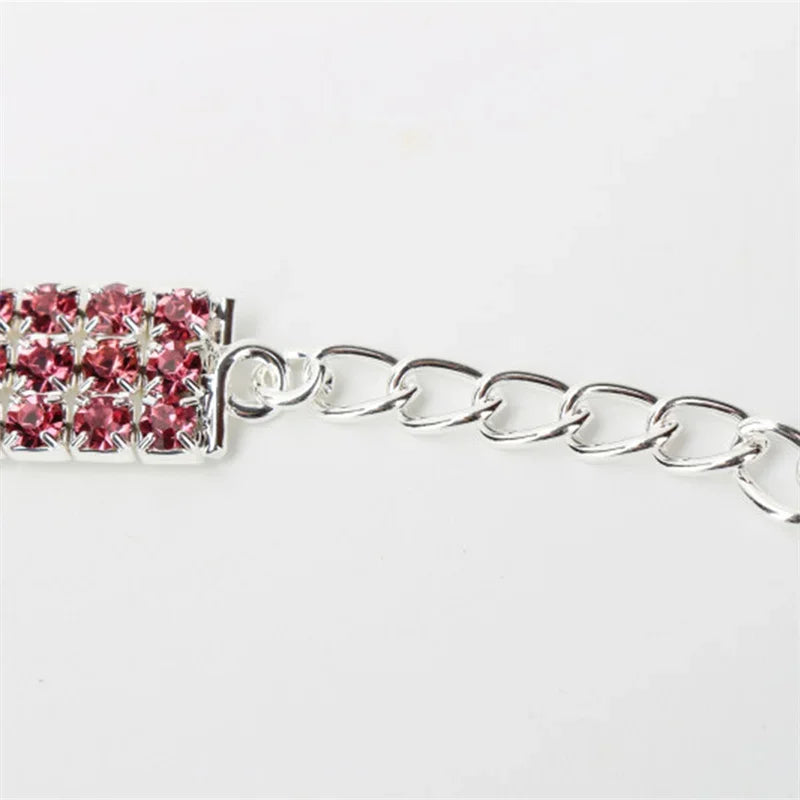 Bling Rhinestone Dog Collar – Crystal Pet Collar for Small and Medium Dogs
