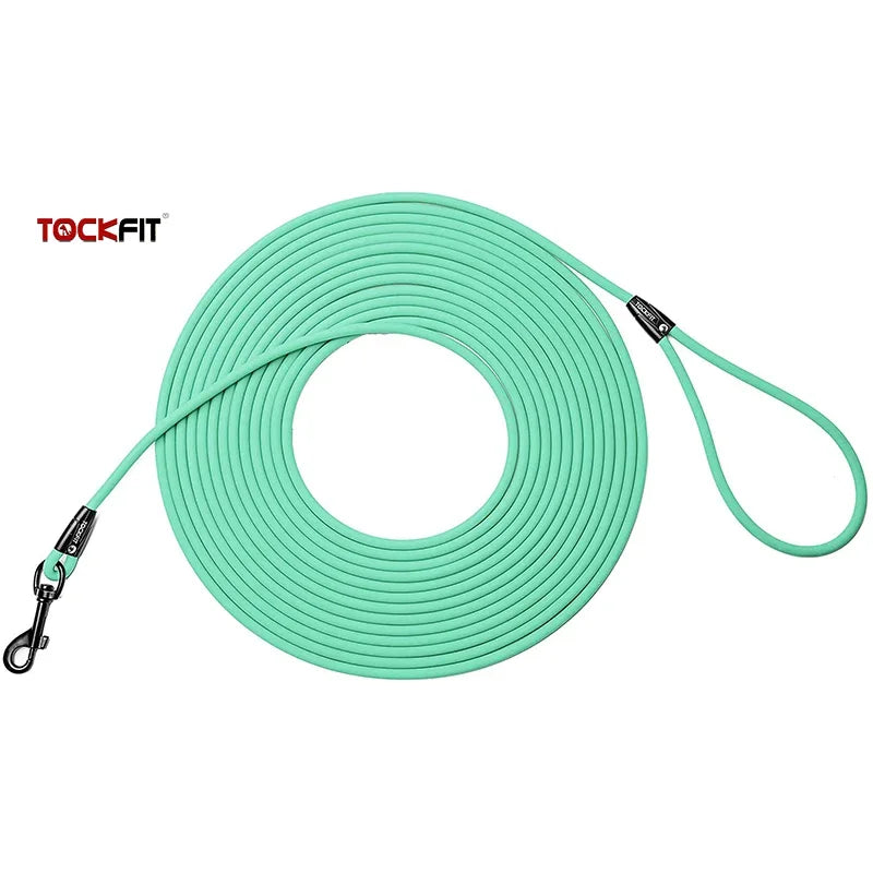 Waterproof Long Dog Training Leash – Durable PVC Lead for Recall, Yard, Beach & Outdoor Play (5FT, 10FT, 20FT, 30FT)