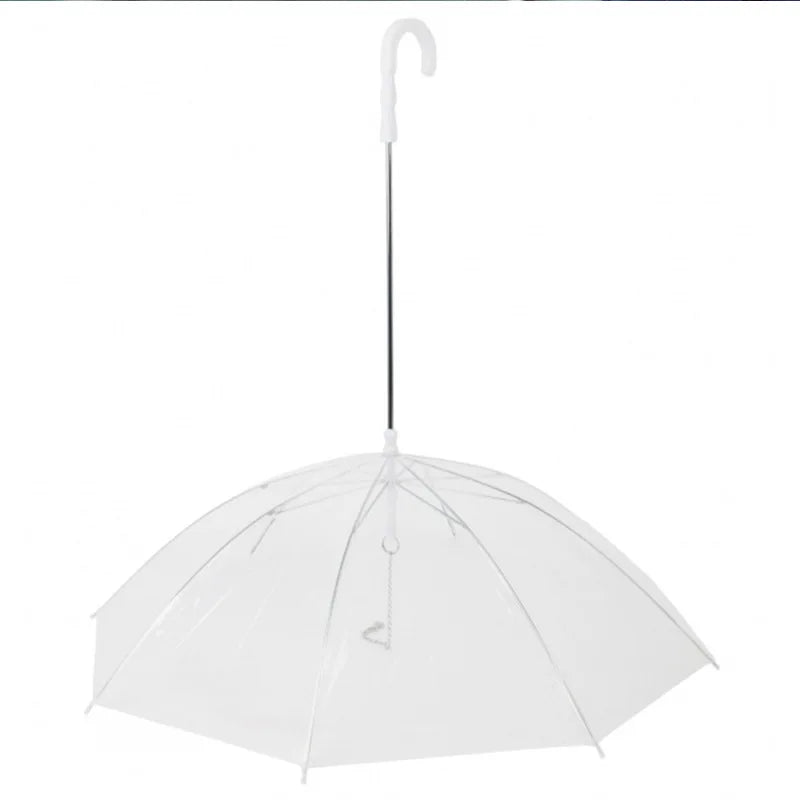 Pet Umbrella Leash – Rain & Snow Protection for Small Dogs, Adjustable Handle