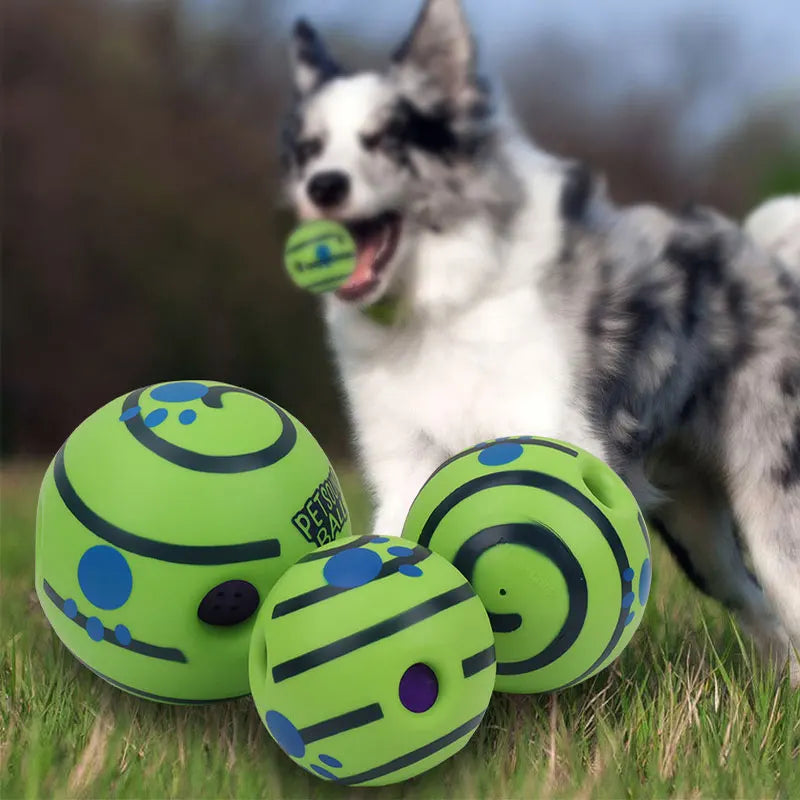 Wobble Wag Giggle Ball – Interactive Dog Toy with Fun Giggle Sounds for All Breeds (As Seen On TV)