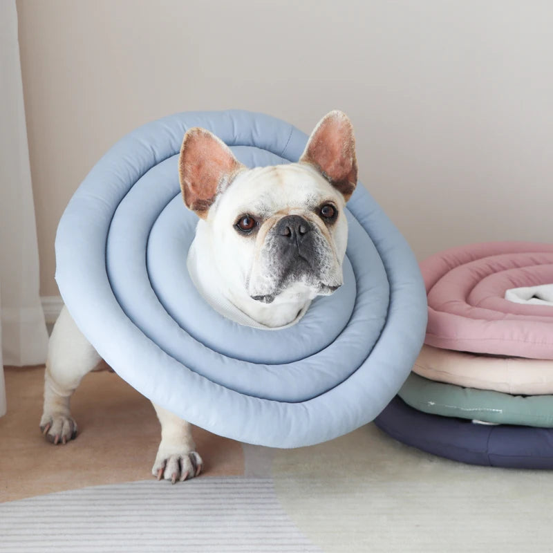 Soft Cotton Recovery Collar – Anti-Scratch Cone for Dogs & Cats