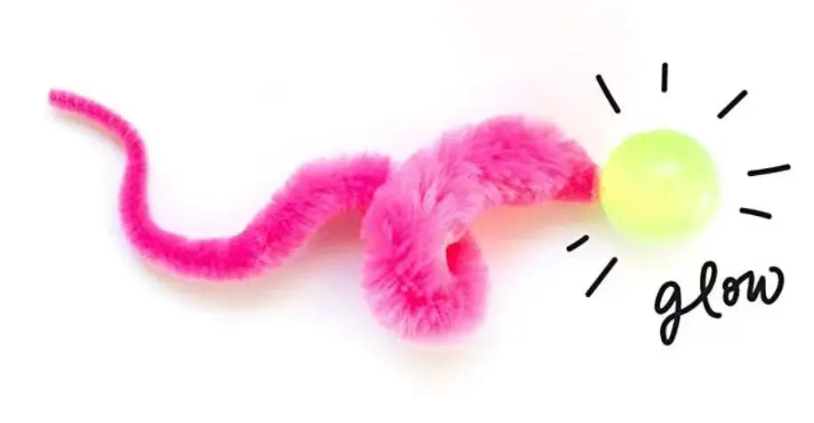 Colorful Elastic Caterpillar Cat Toy – Interactive Bouncing Teaser for Indoor Play
