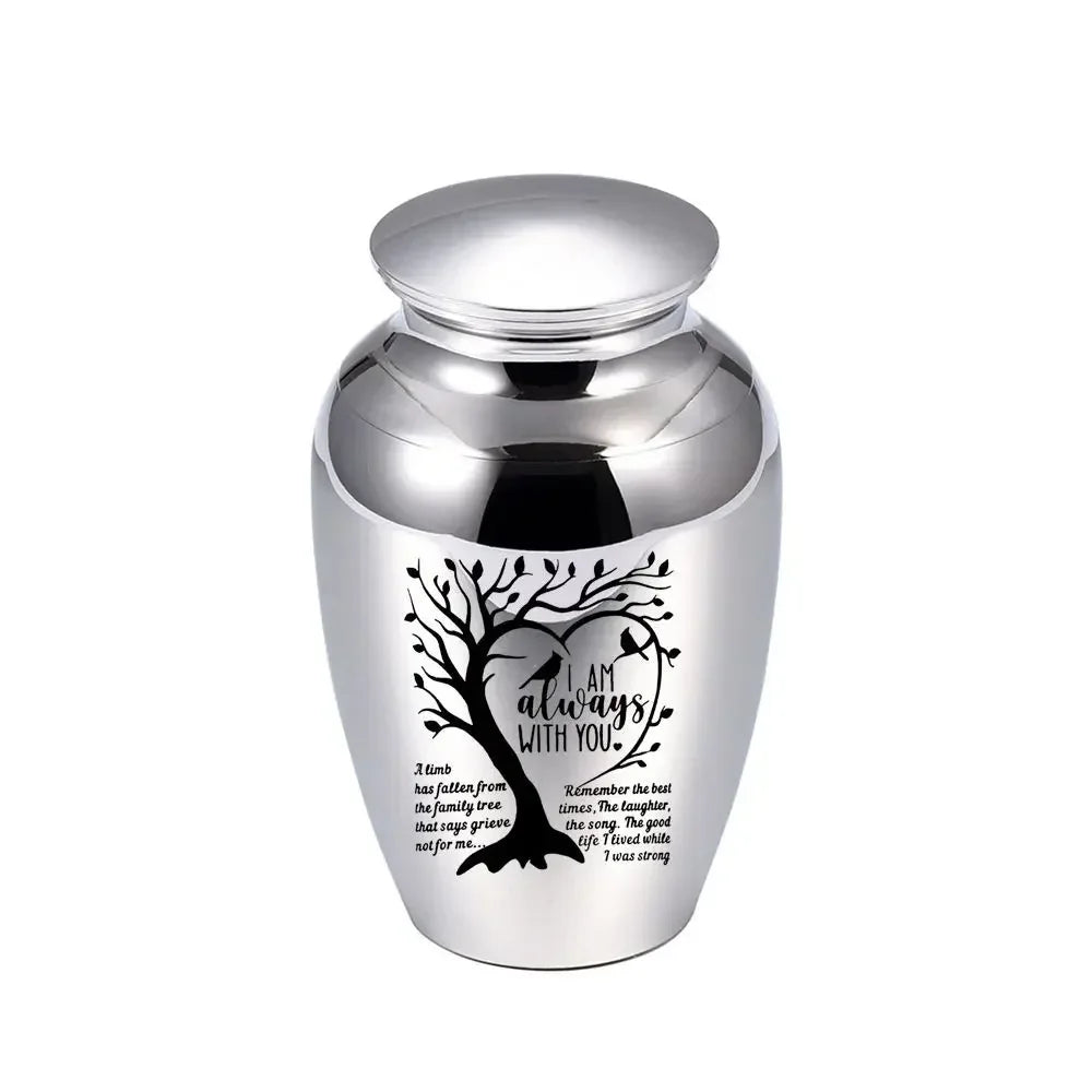 Tree of Life Pet Cremation Jar – Decorative Ashes Keepsake Box for Dogs, Cats & Small Pets