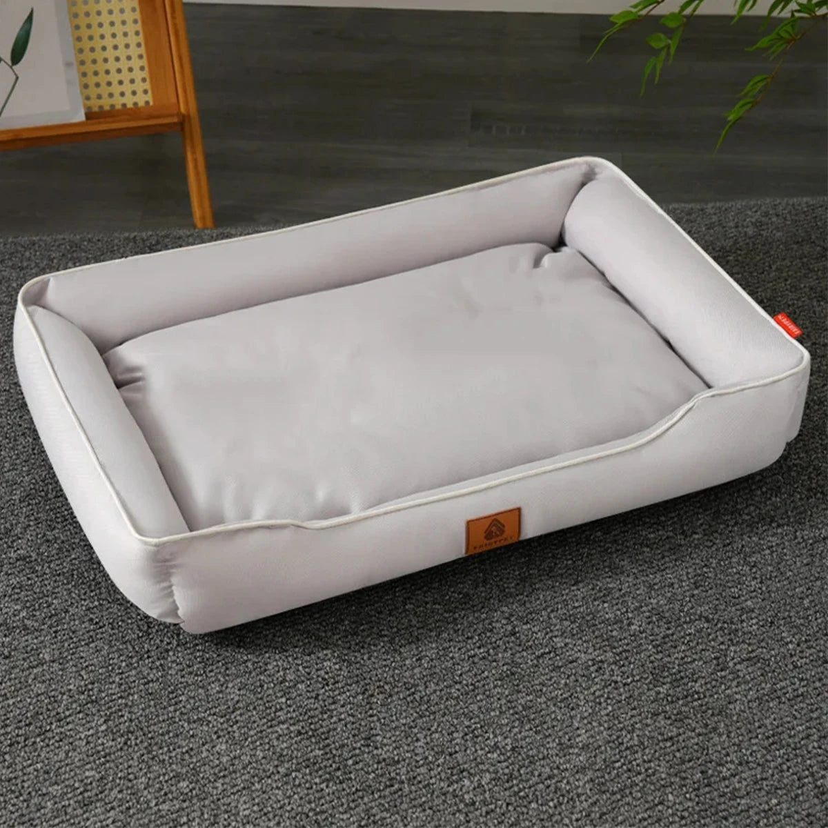Four-Season Square Dog Bed – Soft, Thickened Waterproof Mattress for Large Dogs & Cats