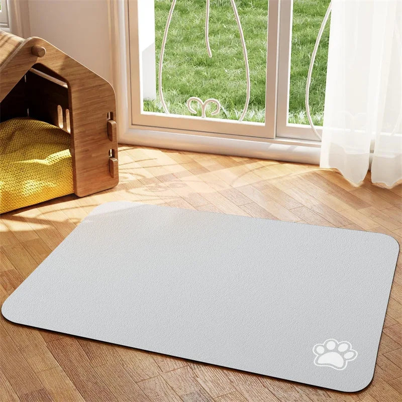 Absorbent Pet Feeding Mat – Quick-Dry Placemat for Dogs & Cats