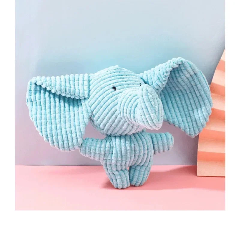 Plush Dog Toy – Bite-Resistant Squeaky Animal Toy for Small, Medium & Large Dogs | Interactive Cute Lion/Rabbit Shape