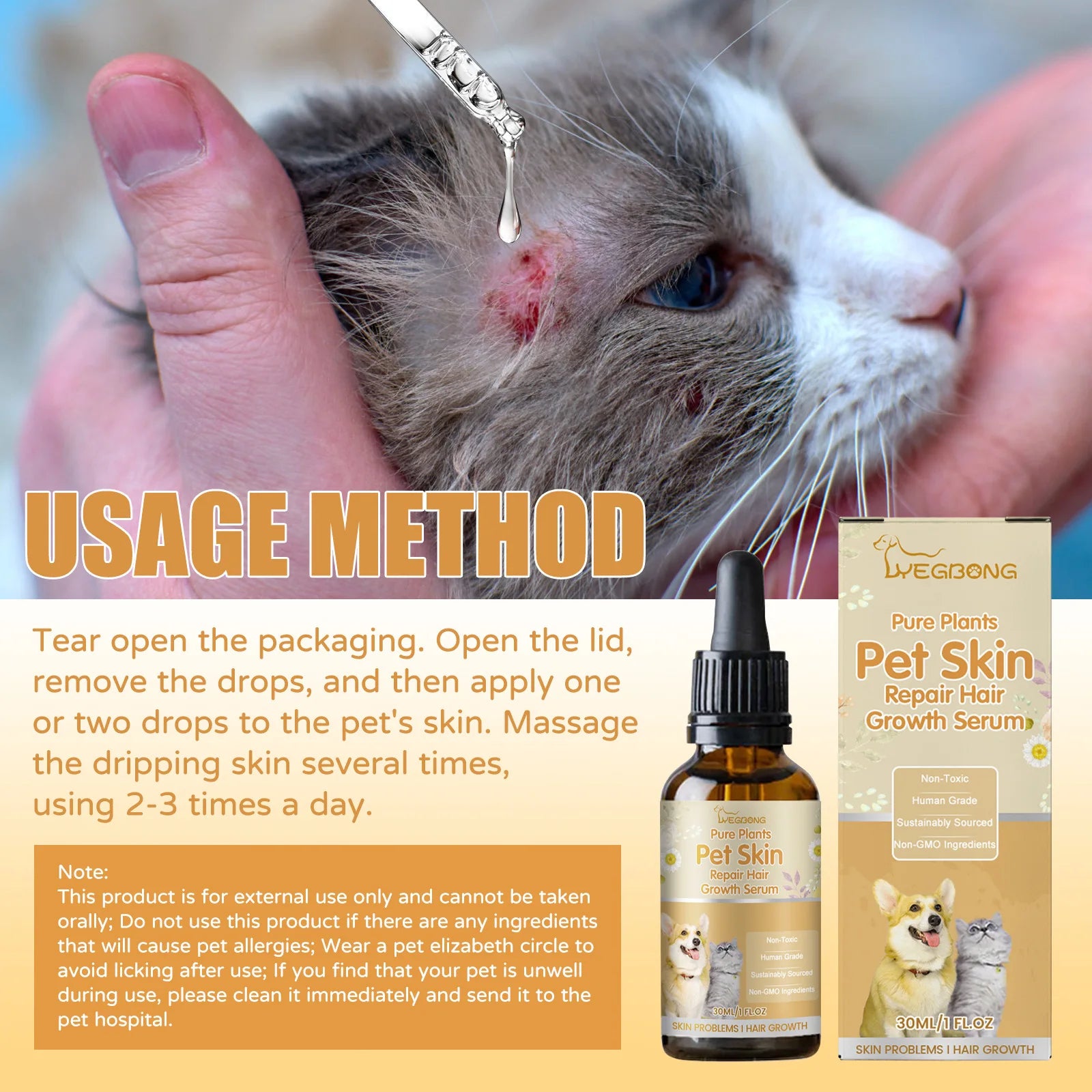 Pet Moss Essence Anti-Itch & Anti-Parasite Spray – Soothing Skin Care for Dogs & Cats | Flea, Tick & Mite Relief Formula