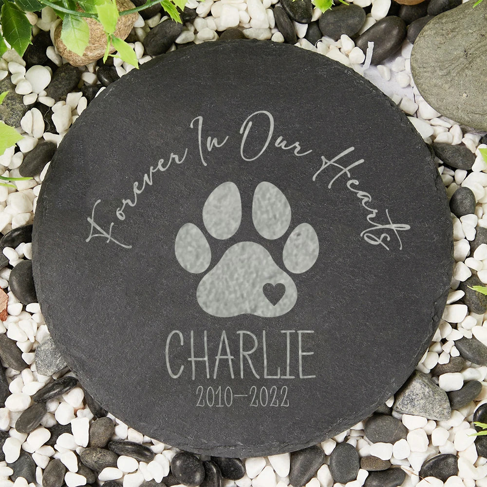 Dog Memorial Garden Stone – Pet Loss Bereavement Gift & Grave Marker for Dogs