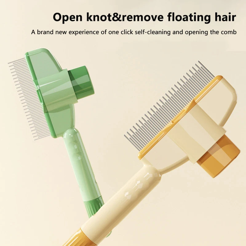 Professional Flea Comb for Cats & Dogs – Grooming Tool for Floating Hair & Pest Removal | Pet Hair Cleaning & Grooming Brush