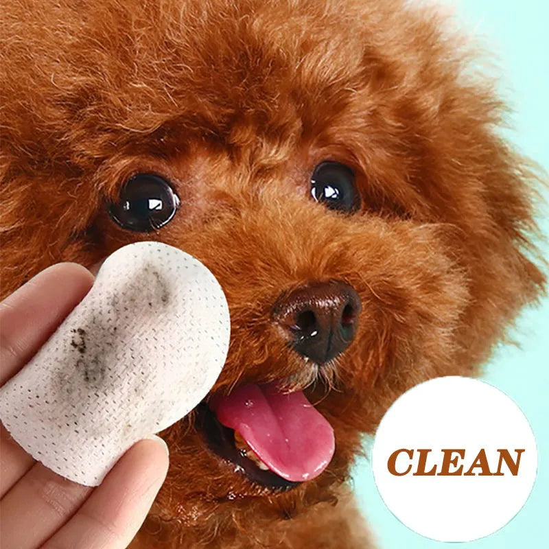 Pet Eye Wipes for Cats & Dogs – 130 Count | Tear Stain Remover Wet Wipes, Gentle No-Irritation Cleaning Formula