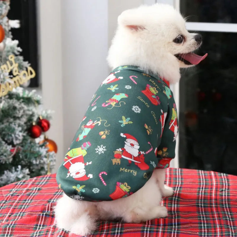 Christmas Dog Sweater – Warm Pullover for Small & Medium Dogs & Cats