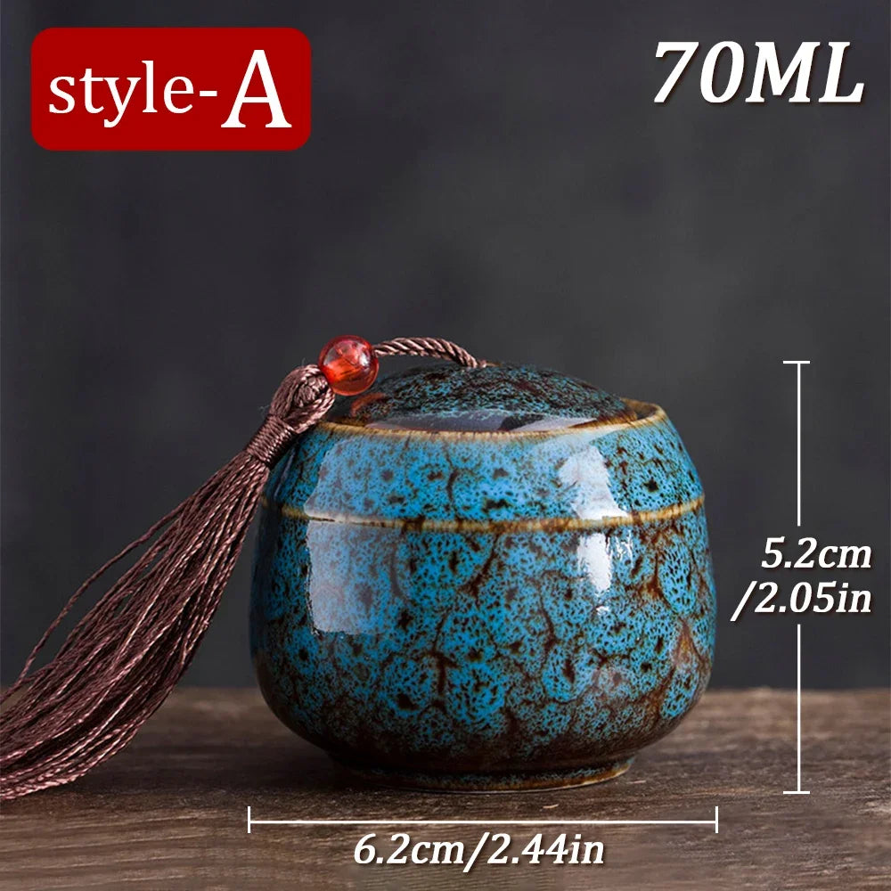 70ml Ceramic Mini Pet Cremation Urn – Keepsake Memorial Container for Dog, Cat, Bird & Small Pet Ashes