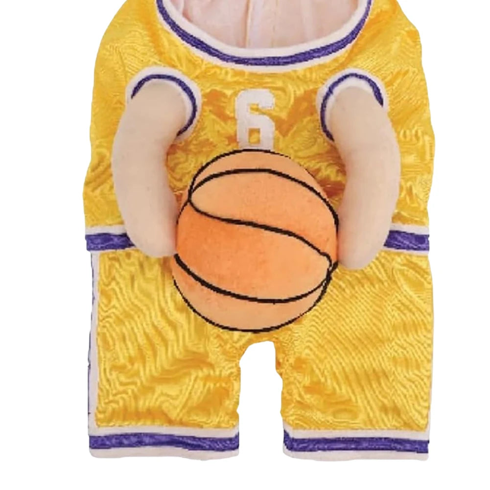 Dog Basketball Player Costume – Funny Sports Outfit with Ball for Halloween & Christmas