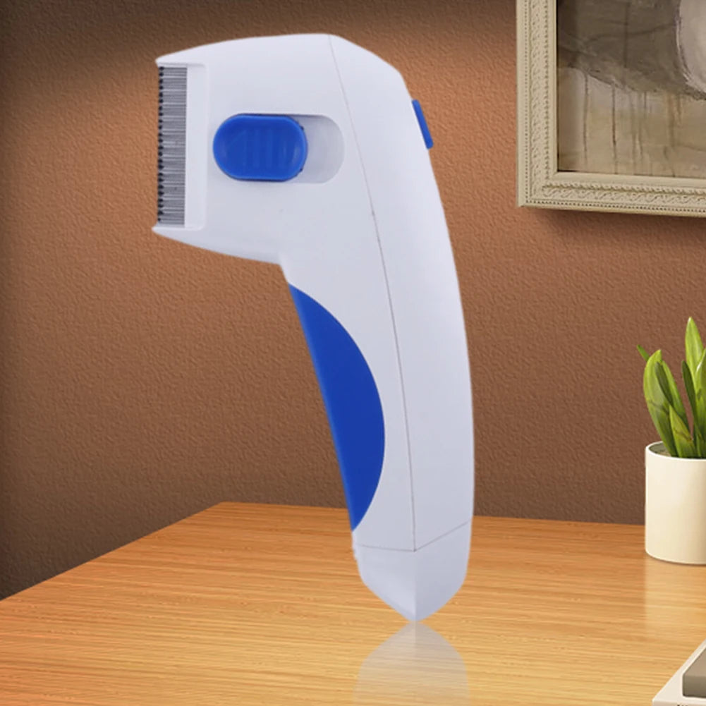Electric Flea Comb for Cats & Dogs – Safe Anti-Flea & Tick Removal Tool | Kills Fleas, Removes Dandruff & Hair Stains