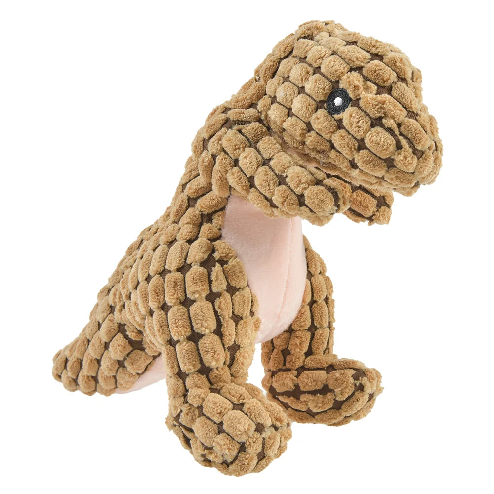 Plush Dinosaur Toy for Cats & Small Dogs – Interactive Chew Toy for Gentle Play & Comfort