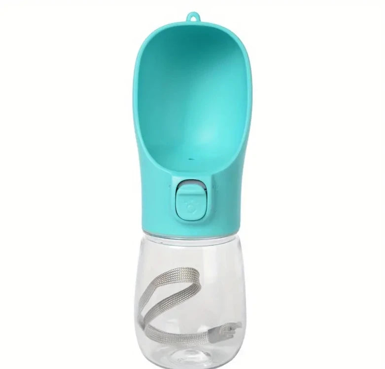 Portable Pet Water Bottle with Food Container – Leakproof Outdoor Dispenser for Dogs & Cats