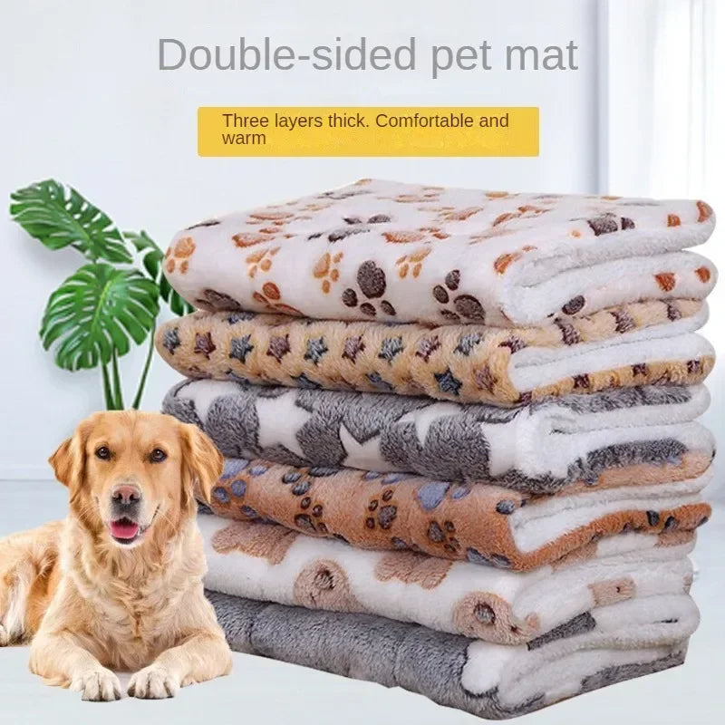 Double-Sided Plush Pet Mat β Reversible Sleeping Bed Cushion for Cats & Small Dogs