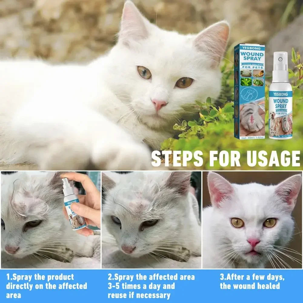 30ml Anti-Itch Spray for Dogs & Cats – Soothing Skin Relief for Itchy & Sensitive Skin